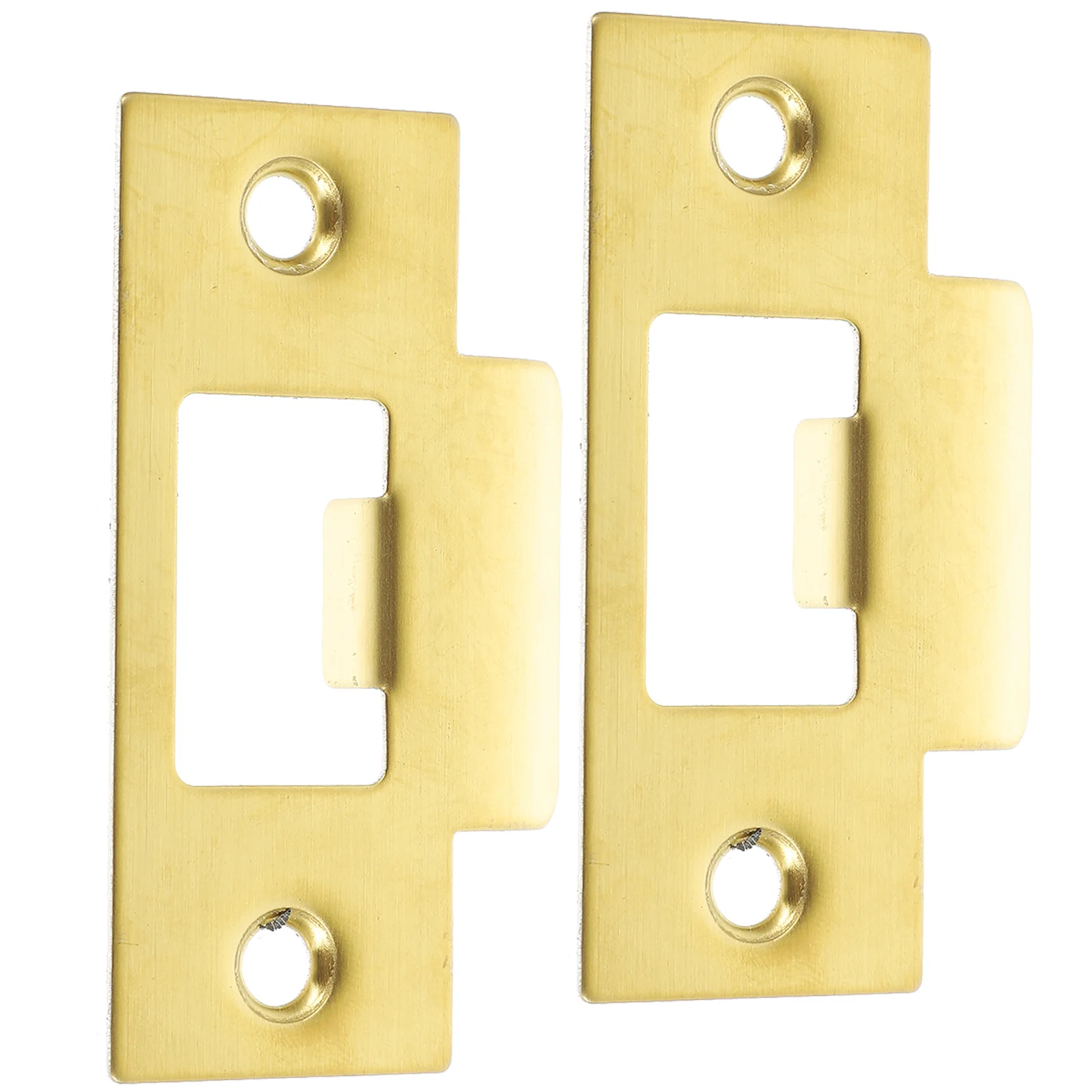 

Stainless Steel Repair Kit Deadbolt Cover Strike Plate Door Knob Covers Front Reinforcement Plates Filler Lock