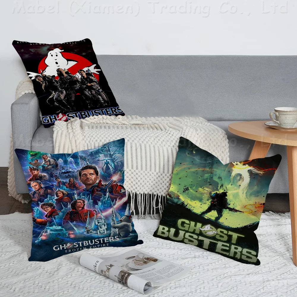 American Movie Ghostbusters Pillowcase Toon Gift Cushion Cover Bedroom Home Sofa Chair Seat Decor Pillow Case