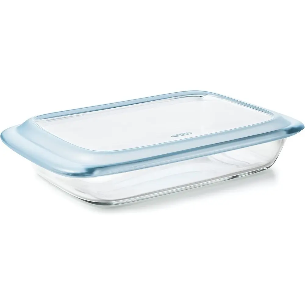 

3-Quart Glass Baking Dish with Lid, 9x13 Inches, Oven-Safe