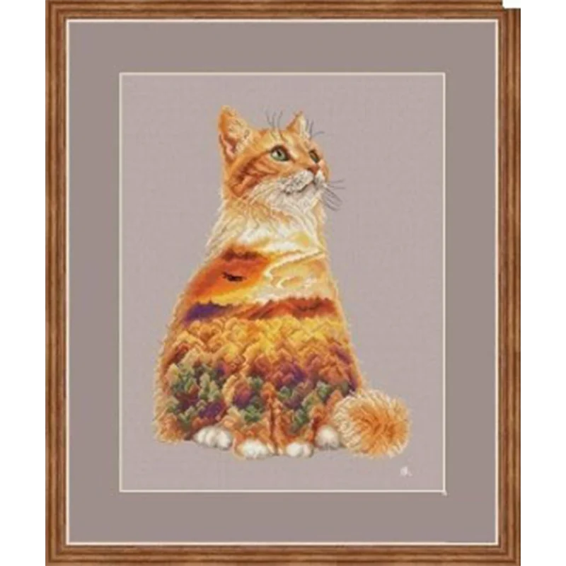 7304 juegos de punto de cruz pinturas de punto de cruz 14ct 18ct Stich Kit de punto de cruz aguja de bordado artes y manualidades Kit completo Hobby