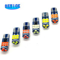 100Pcs T10 W5W 15SMD LED Car Width Clearance Lamp Licence Plate Lamp Side Marker Light Reading Instrument CANBUS Eroor Free