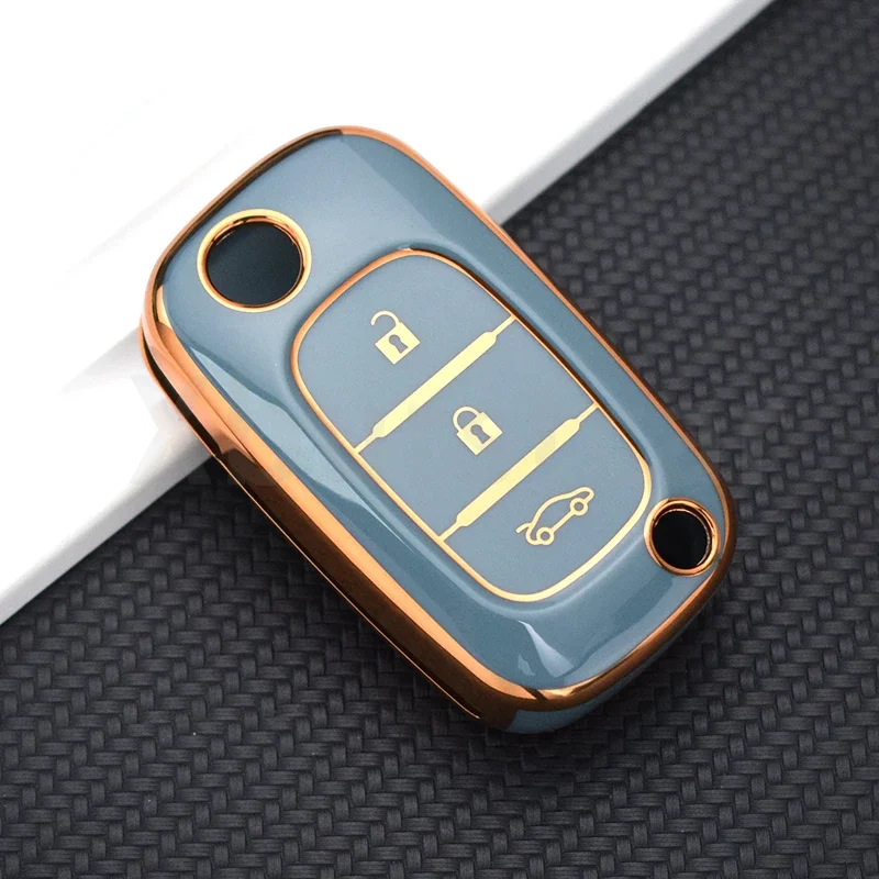 Shell Fob For Mercedes for Renault Fluence Clio Megane for LADA Vesta Granta XRay Kalina Priora Sedan Sport TPU Key Case Cover