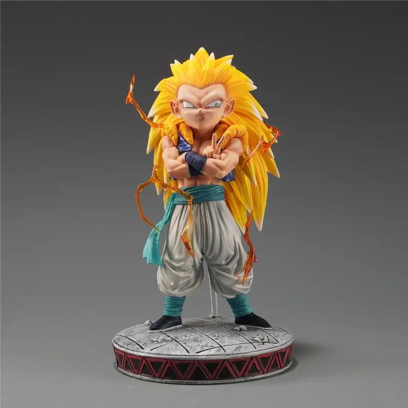 

Dragon Ball Gotenks серии Gk статуя персонажа из мультфильма модель настольные украшения коллекция игрушек праздничные подарки на день рождения 25 см