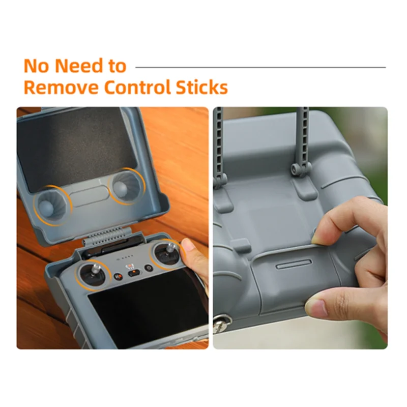 GO-For DJI RC2 Remote Control Storage Box Sunhood Sunshade Cover Screen Protector Shell