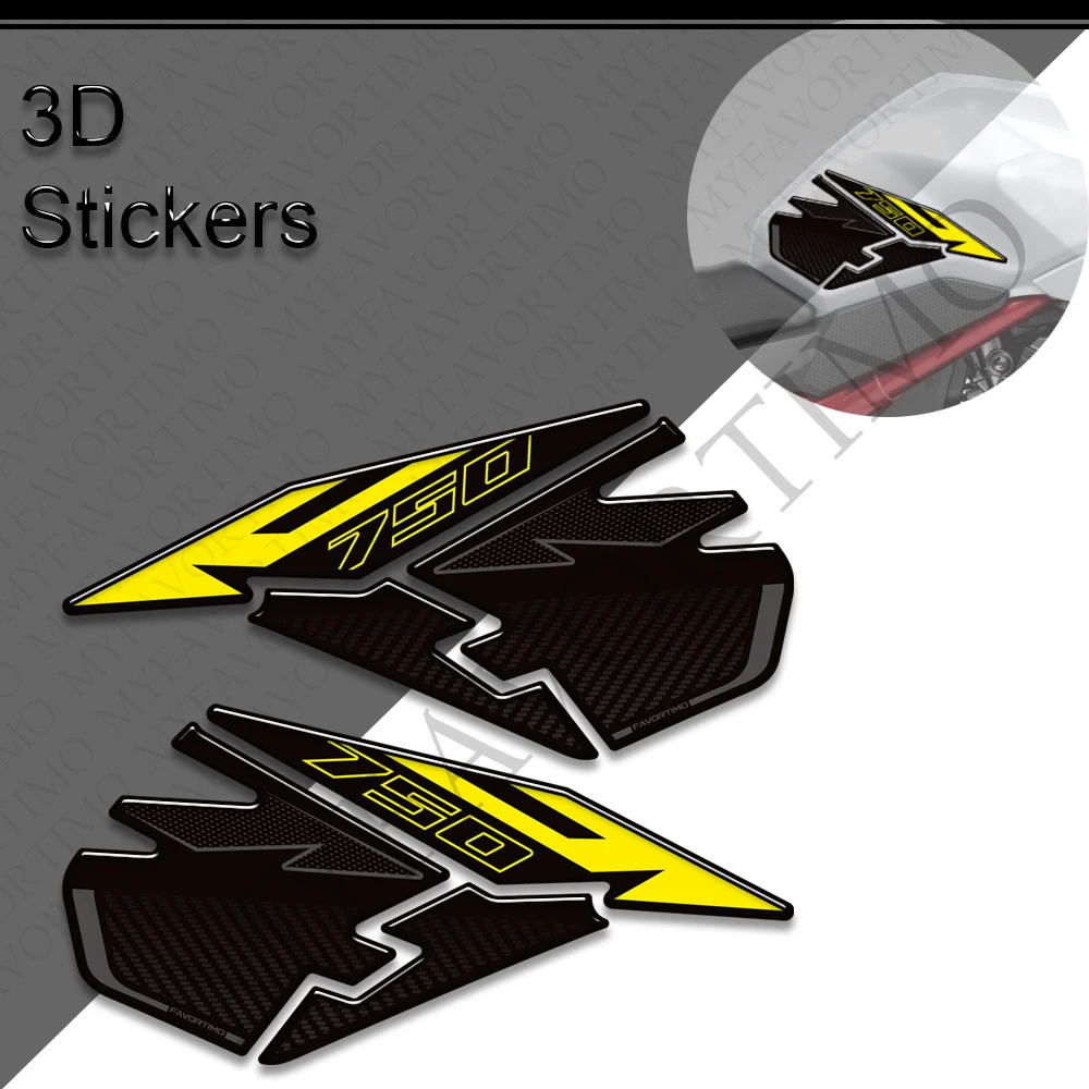 Motorcycle Tank Pad Cap Grips for Hornet 750 CB750 CB750 2023-2026 Fuel Knee Stickers Decals Protector Gas Tank Pad 2