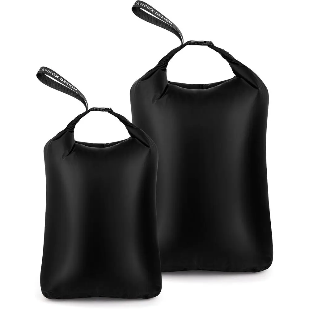 

Складные водонепроницаемые мешки для белья — 2 шт., портативный органайзер для грязной одежды, идеально подходит для путешествий, спортзала, пляжа и кемпинга