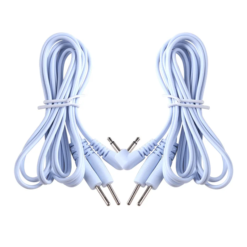2.5MM Electrode Cable 2/4 Pin Electrotherapy Lead Wires for Acupuncture Electric Muscle Stimulator Therapy Massager