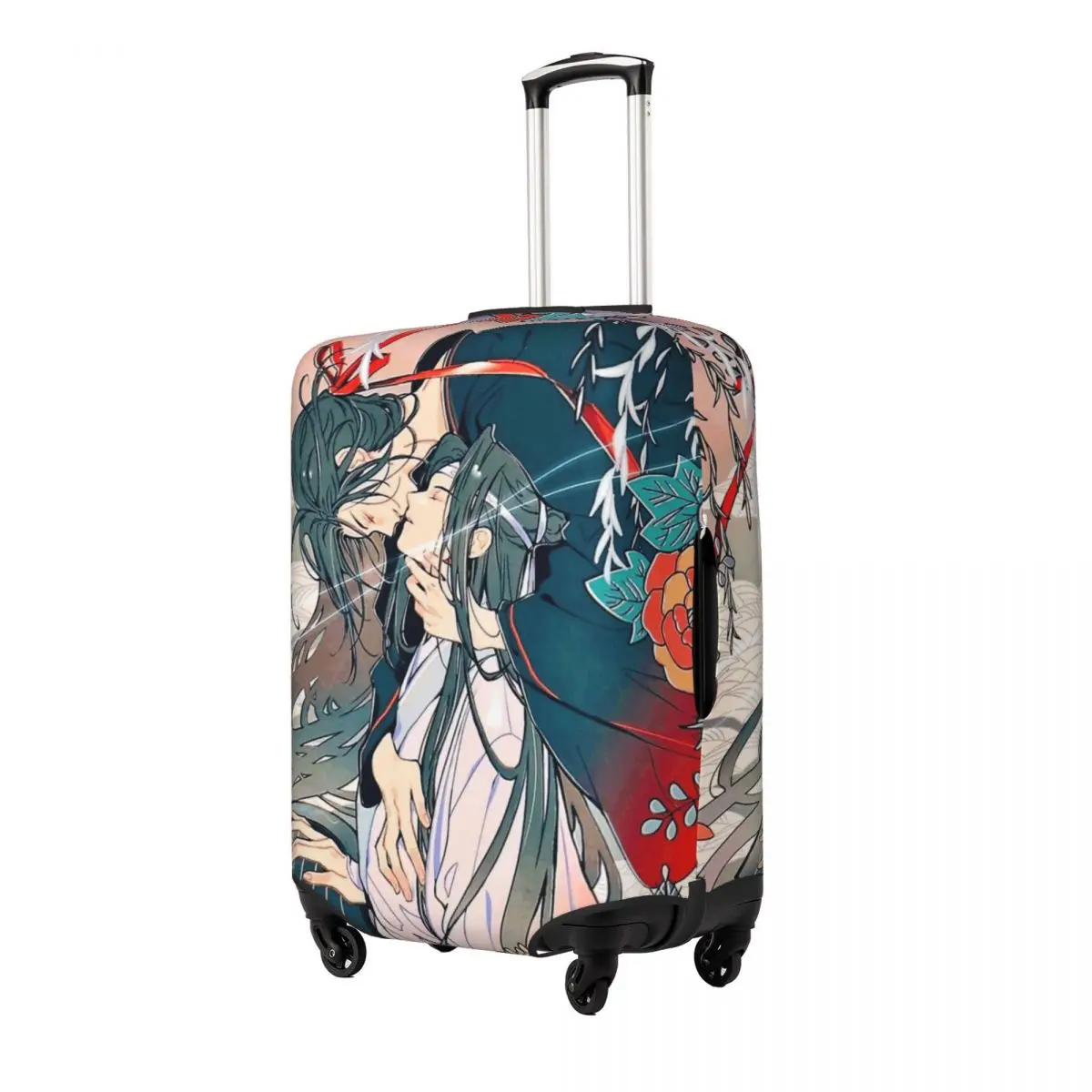 Vintage Mo Dao Zu Shi Poster Print Luggage Protective Dust Covers Elastic Waterproof 18-32inch Suitcase Cover Travel Accessories