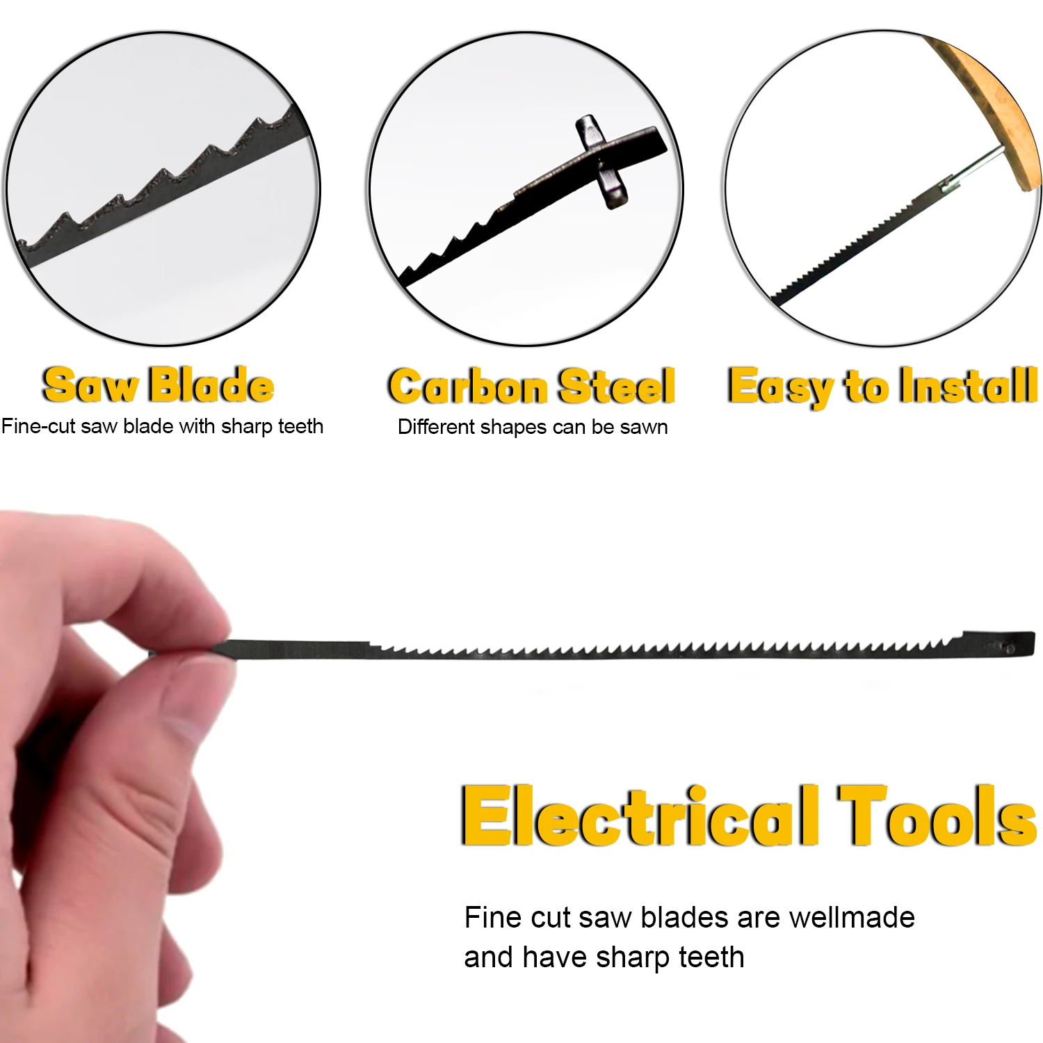 4 Inches Scroll Saw Blades Pin End 18TPI Fit For Dremel Moto-Saw MS20 MS20-01 MS51-01 MS52-01 MS53-01 And All 4″ Scroll Saw