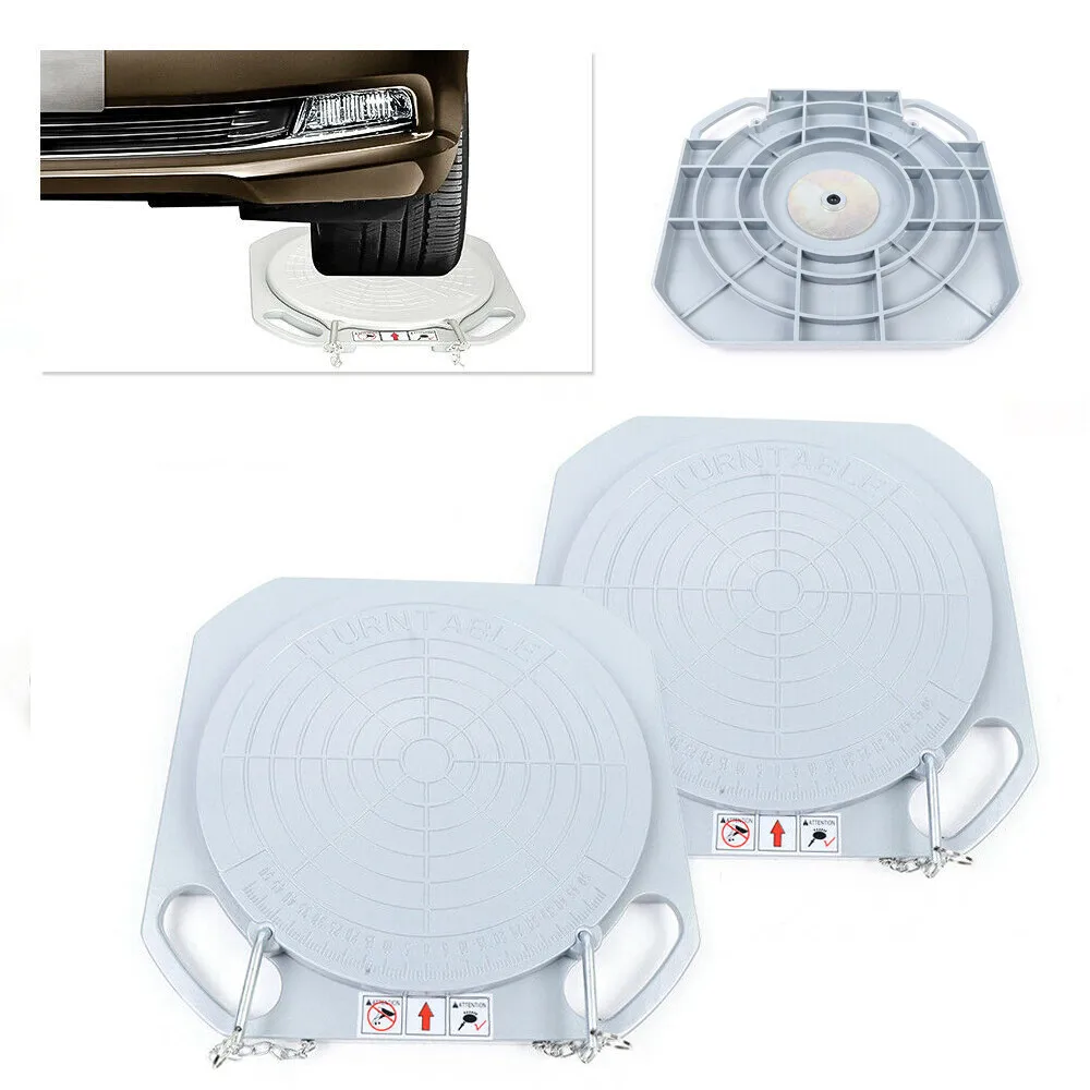 

Wheel Front End Alignment Turn Plates Set 2 Pack Truck Turntable Plates 5Ton