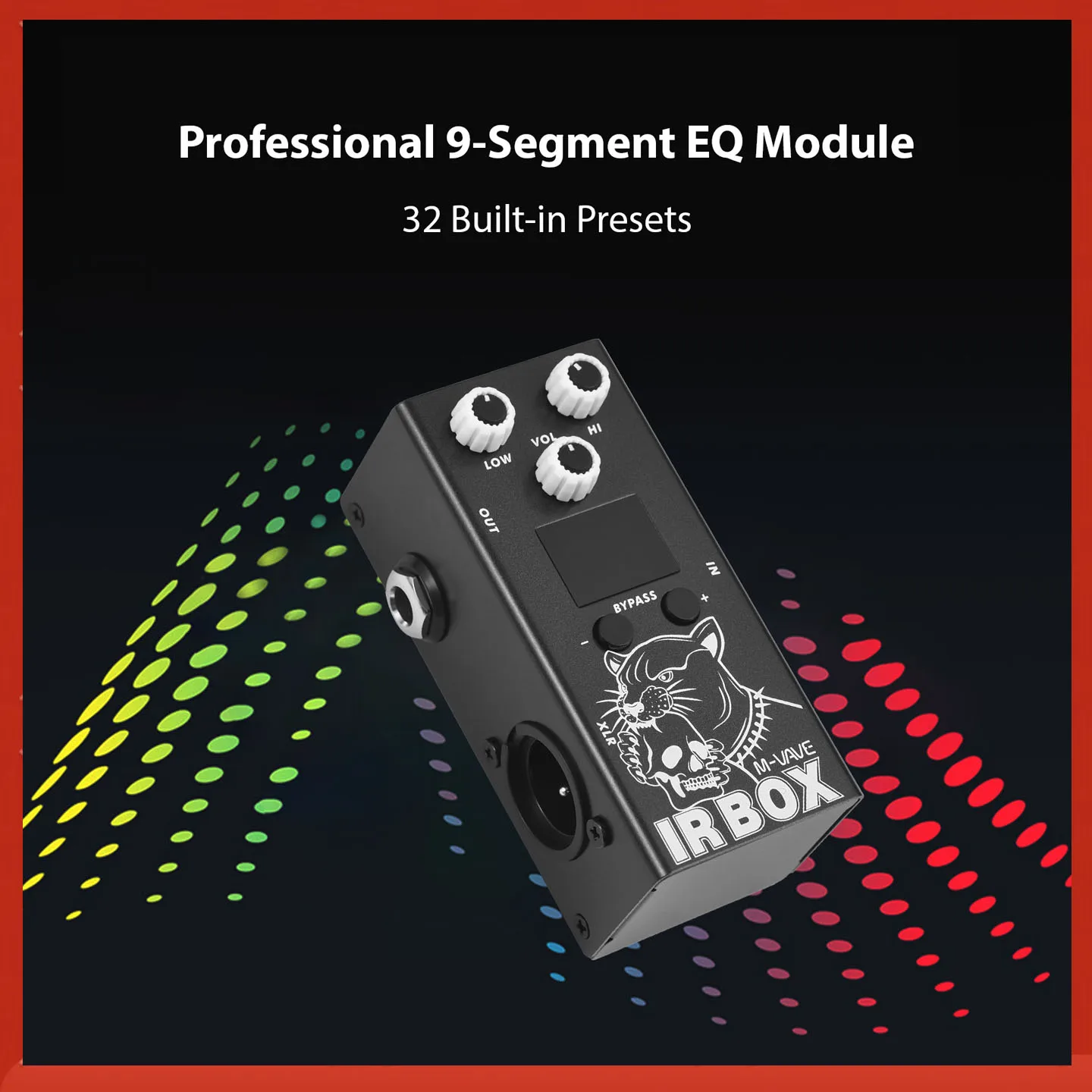 M-VAVE الغيتار IR صندوق تأثيرات دواسة مع الأشعة تحت الحمراء الكابينة دفعة استجابة خزائن المتكلم محاكاة XLR منفذ الإخراج تيار مستمر 9 فولت 6.35 مللي متر ل باس #1
