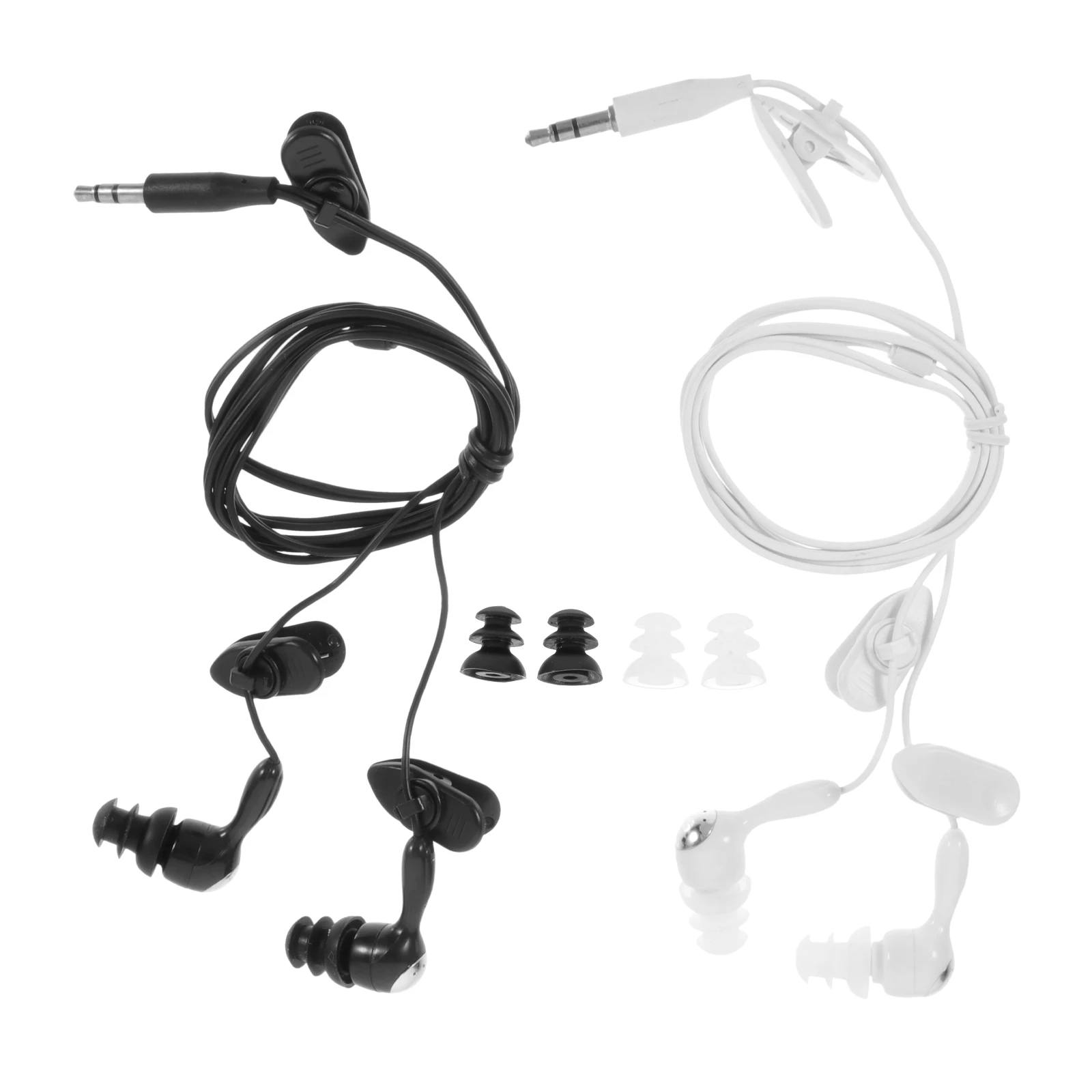 

2pcs Waterproof Earphones for Swimming Diving Shower Ergonomic Cavity Flexible In-ear Comfortable Ear Caps Underwater Sports