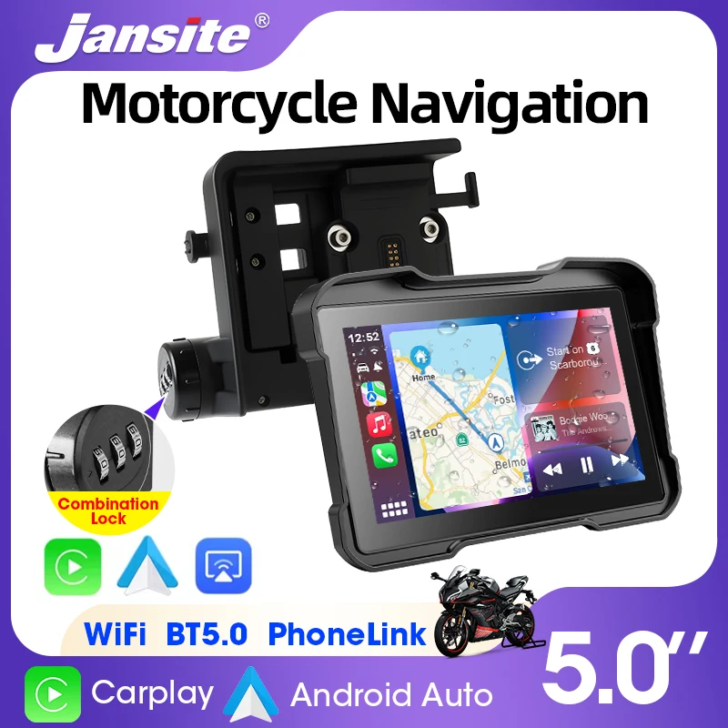 5 بوصة لسيارات BMW R1200GS R1250GS اللاسلكية CarPlay Moto أندرويد السيارات المحمولة الرقمية دراجة نارية لوحة القيادة لتحديد المواقع والملاحة الشاشة