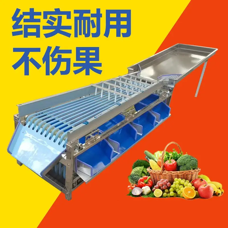 

Plum Passion Fruit Orange Hawthorn Screening Machine Vegetable Fruit Sorter Multifunctional Fruit Classifier
