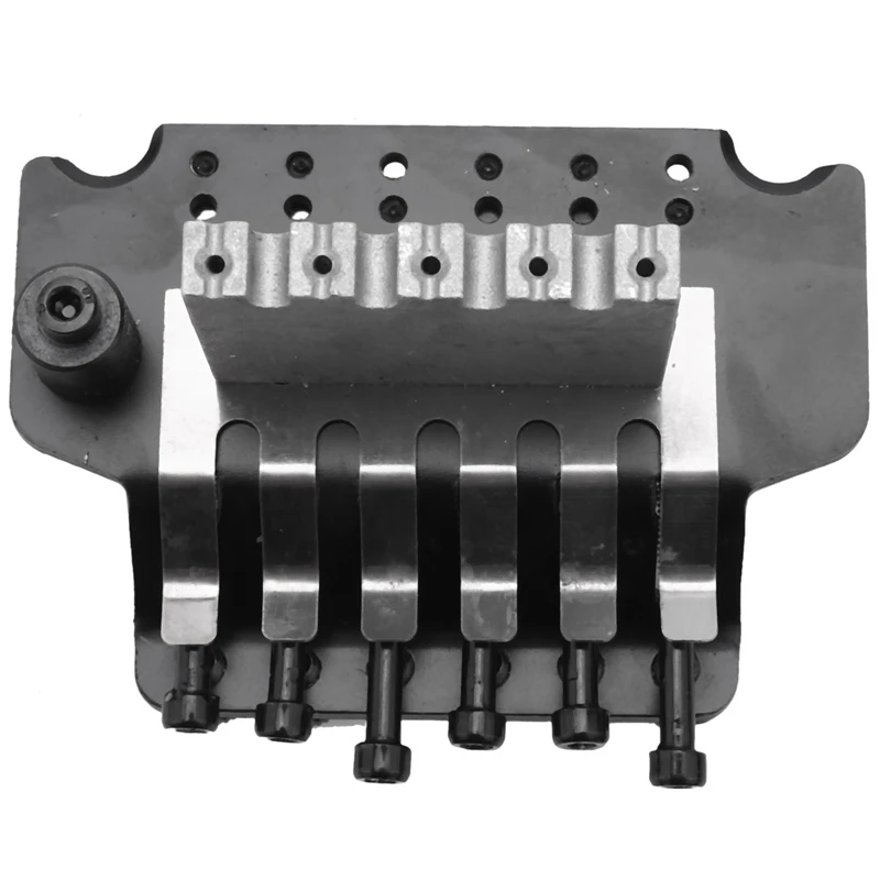 Electric Guitar Tremolo Bridge Assembly Double System Parts 2 Point St Strat Style Guitar Tremolo Bridge Locking System