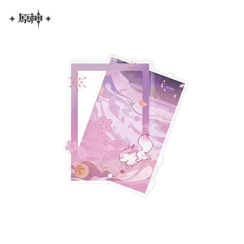 miHoYo Game Official Genshin Impact Acrylic Valley Beauty Frame Anime Display Stand Desktop Ornament Prop Cosplay Halloween Gift