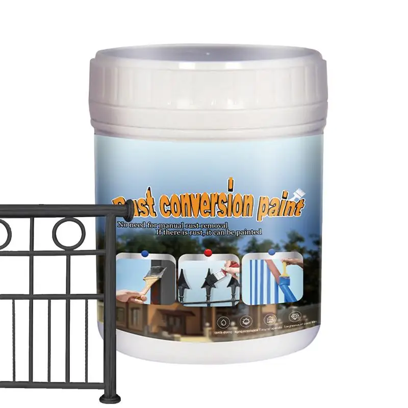 

Metal Rust Converter Paint Multifunction Waterproof Anti Rust Paint 500ml Anti Rust Paint Rust Converter & Inhibitor Metal