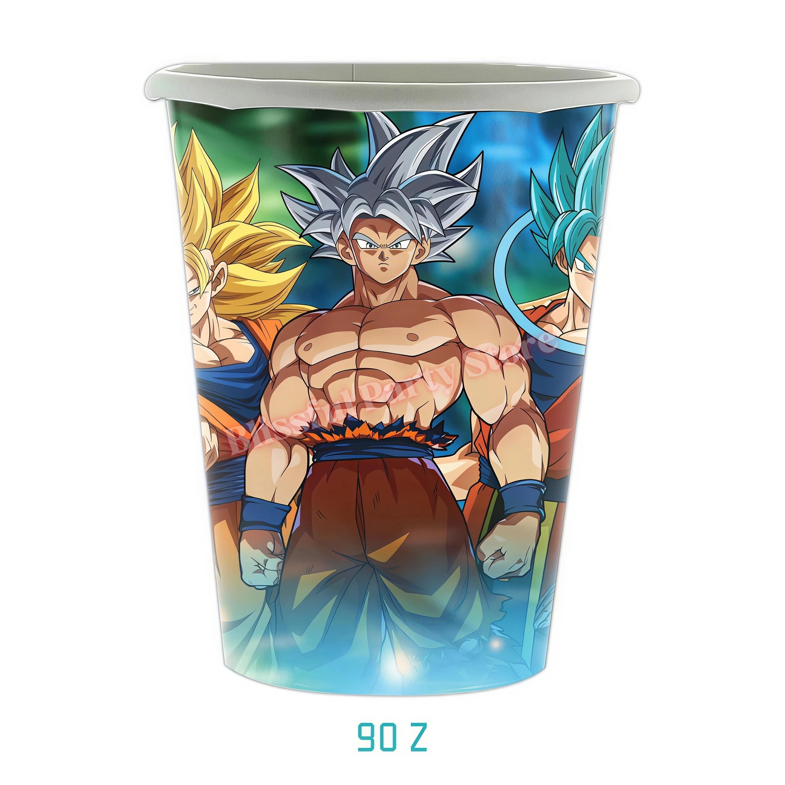Dragon Ball Themen-Geburtstagsdekoration Partyzubehör Goku Teller Ballons für Kinderparty-Accessoires Babyparty-Gastgeschenke – Detail 7