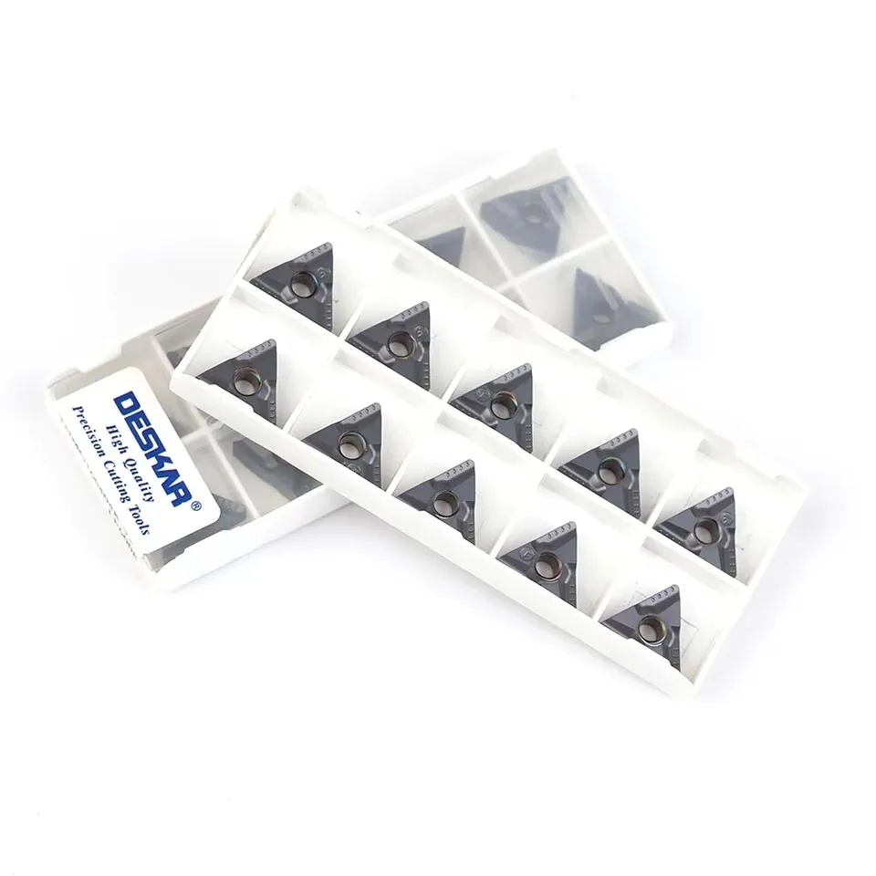 DESKAR Original TNMG Series TNMG160404/08 R-VF/L-VF LF6008 Triangular Outer Circle Turning Inserts Processing General Materials
