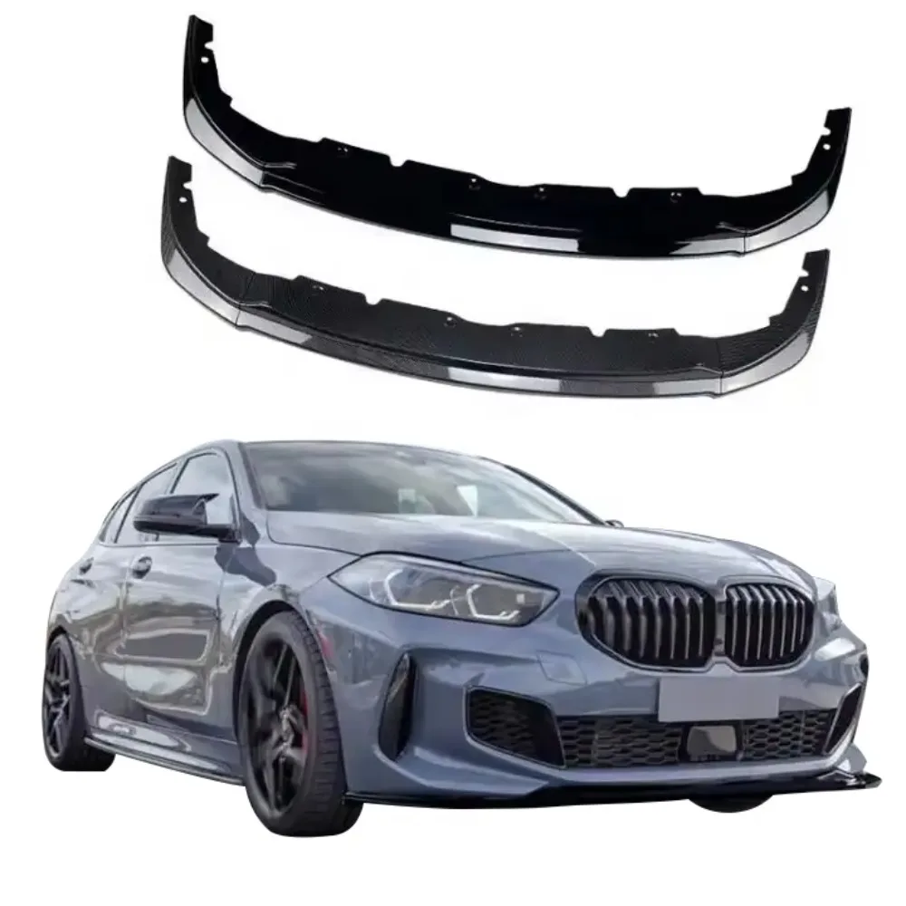 New design Carbon Pattern Car Bumper Front Lip For  1 Series F40 M sport 2020 118i 120i 128i Car Bodykit