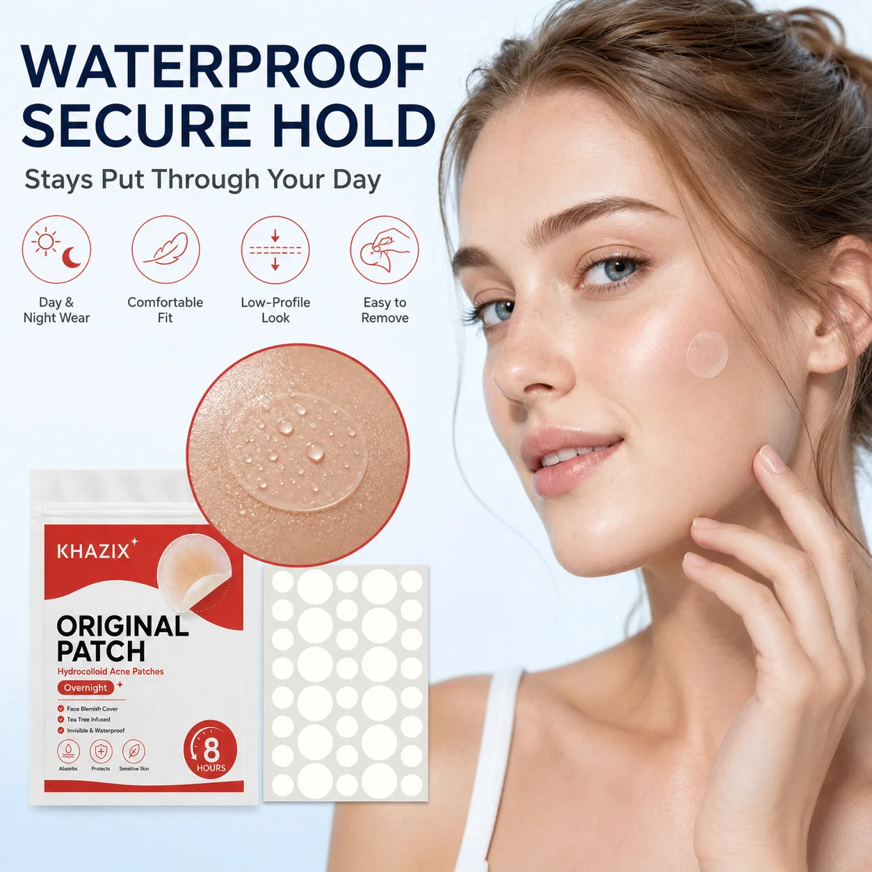360/36pcs Count Invisible Hydrocolloid Pimple Patches Clear Acne Spot Covers for Blemishes Zit Treatment Absorbing Dot Stickers