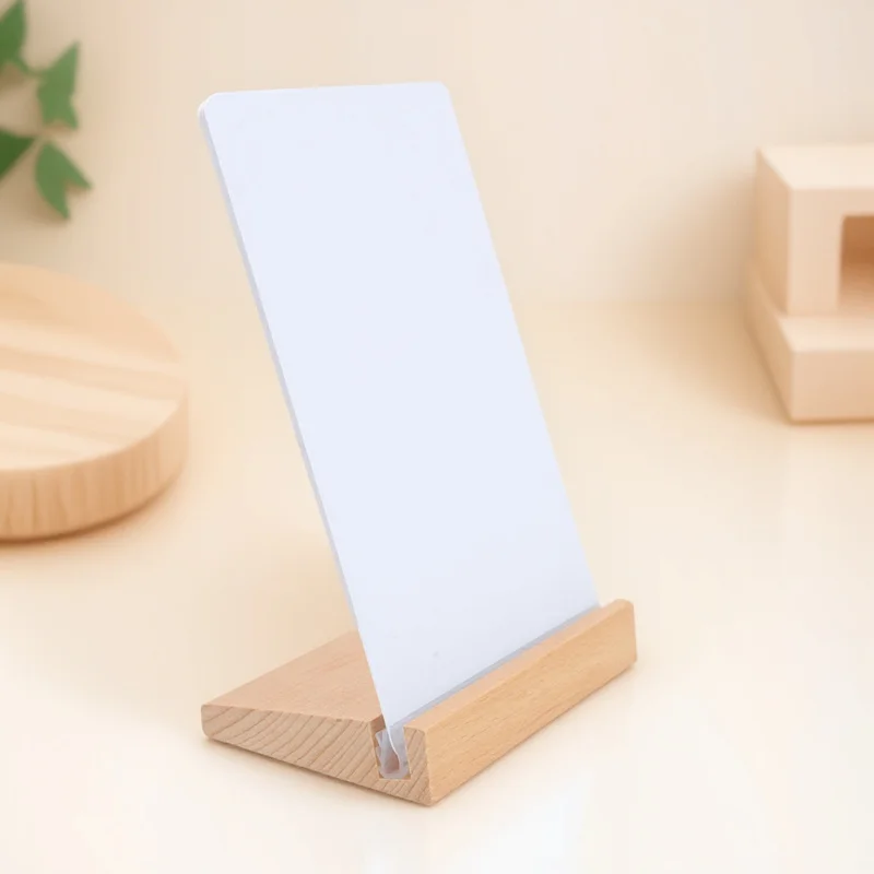 A6 Size Home Message Board Stylish Display Board Reusable Notice Chalkboard for Kitchen Family Communication Decorative Sign