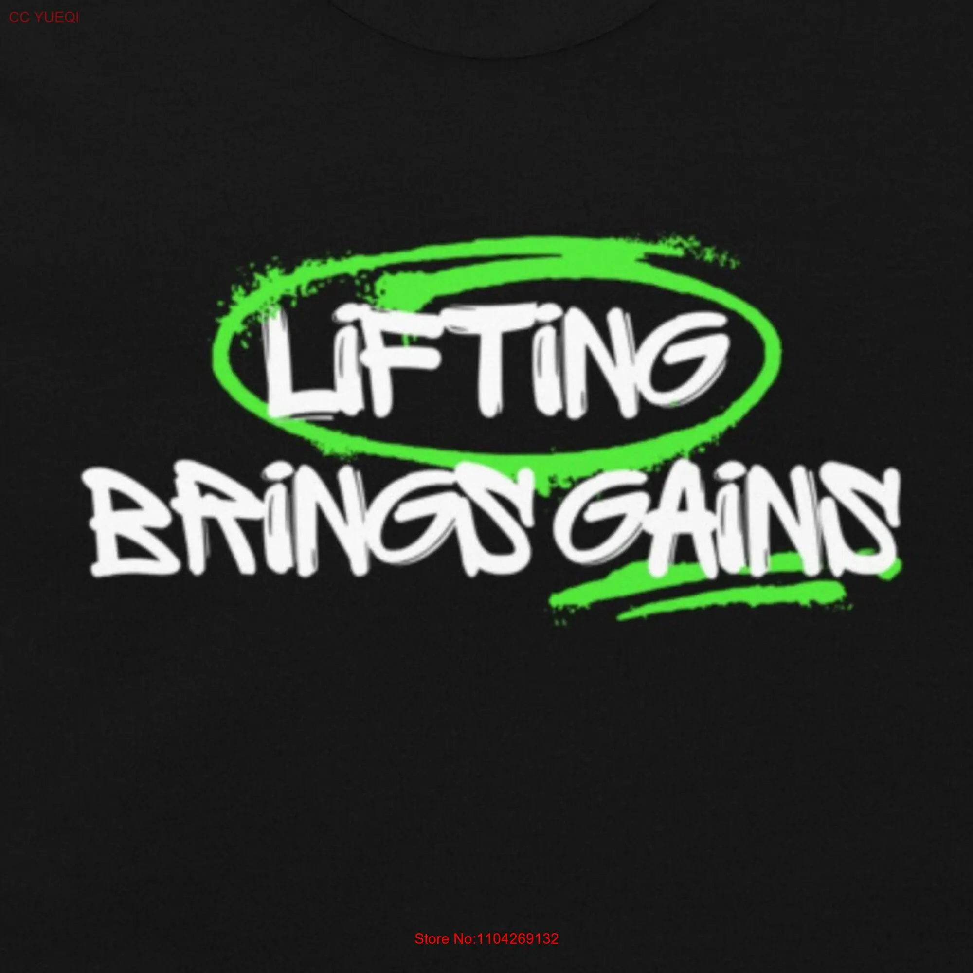 Lifting Brings Gains Athletic Fit Gym T Shirt Swole Swagger Bodybuilding Workout long or short sleeves