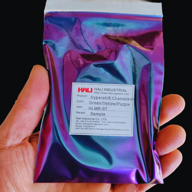 

1 грамм суперхамелеоновой краски-пигмента зеленого/желтого/фиолетового цвета, гиперхамелеон/хамелеон с эффектом изменения цвета, слюдяная пудра для эпоксидной смолы