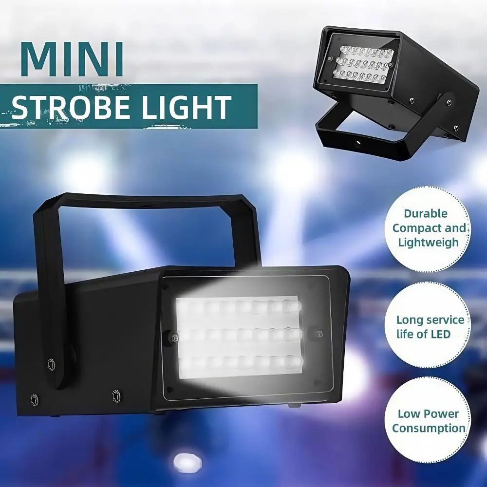Professionelle 24LED LED Strobe Licht Super Helle Einstellbare Flash Strobe Party Lichter Flash Licht Party