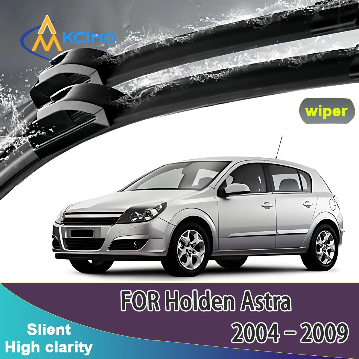 

2pcs Quality Windscreen Silent Black Car Rain Brush Suitable for Holden Astra AH 2004-2009 Chevrolet Astra Chevrolet Vectra