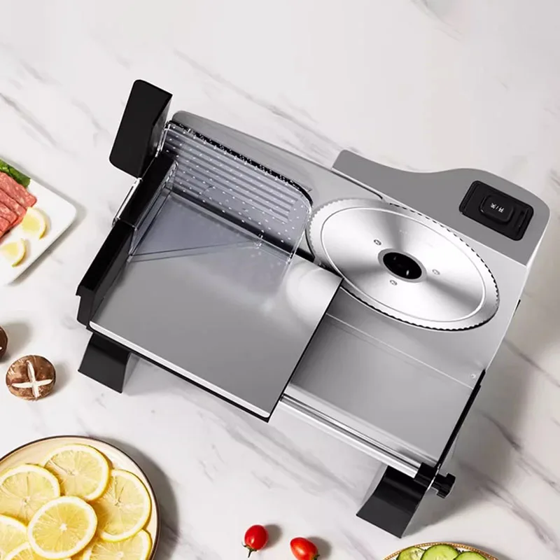 Multifunctional Meat Slicer Professional Beef Mutton Sausage Cutter Machine Portable Commercial Bacon Slicer Food Chopper