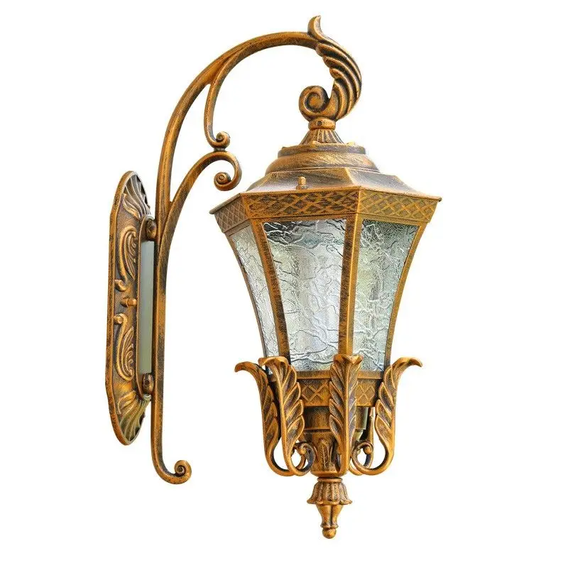 

Europe Retro Wall Light IP65 Waterproof Rust-proof Villa Garden Doorway Solar Wall Sconce Lamps Corridor Porch Home Lighting