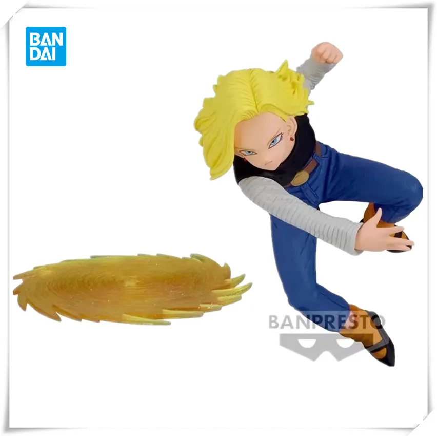 

Bandai Original Banpresto Anime Dragon Ball Z G×materia Android 18 Action Figure Collectible Model Toy birthday christmas gift