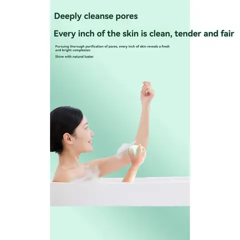 【BRAND NEW】Rechargeable Electric Body For Cleansing Brush Waterproof With 3 Brush Heads, For Skin For Cleansing And Massaging Ba