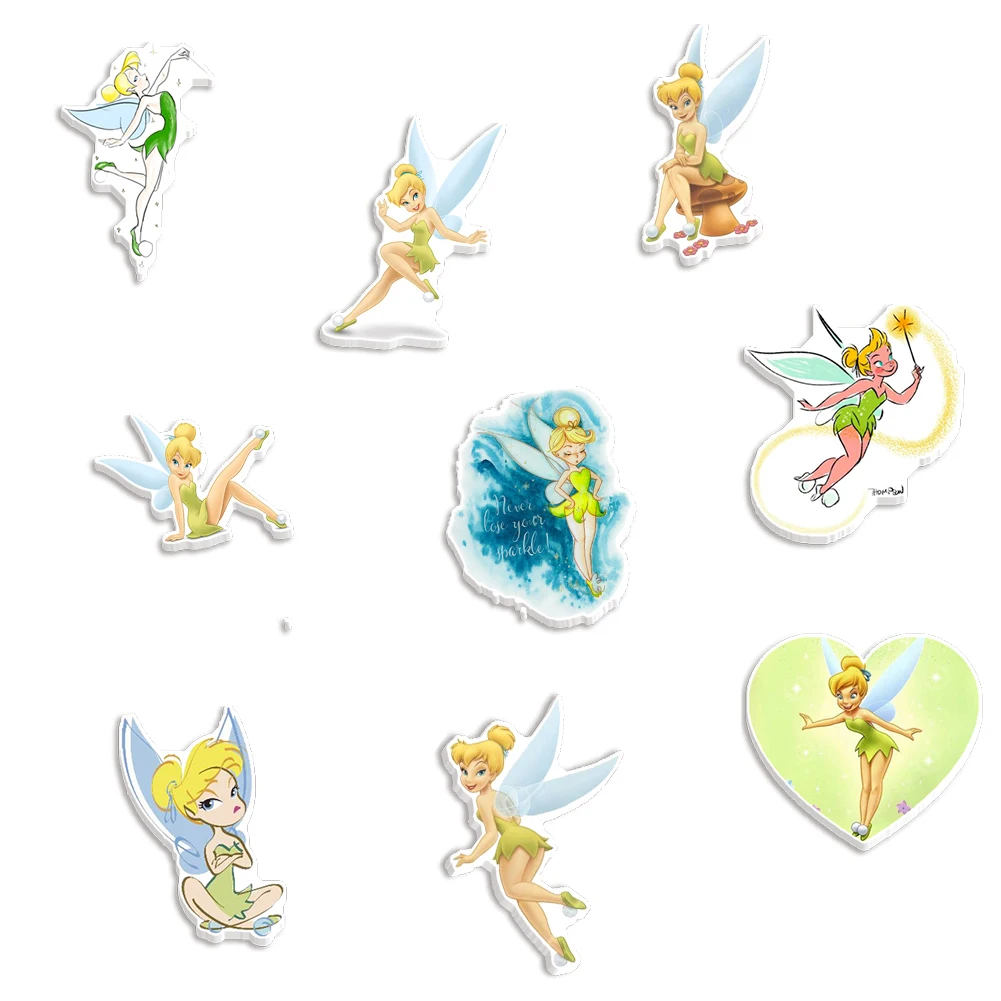 10Pcs/lots Disney Princess Tinker Bell Resin Flatback for Hair Bows