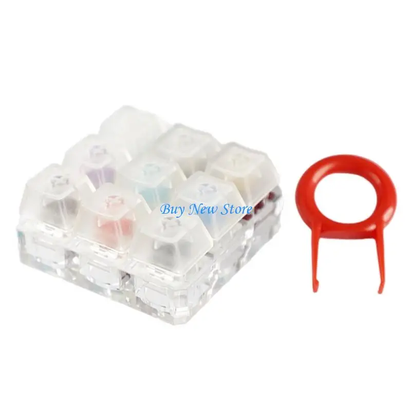20CE مريح 9 مفاتيح مفاتيح TESTER TOUND مفاتيح اختبار SAMPLER لوحة المفاتيح الميكانيكية