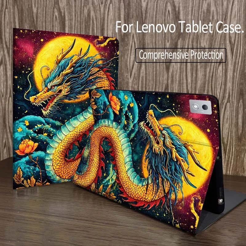 

Anime Dragon Art Cool Tablet Case For Legion Xiaoxin Pad P12 Pro Y900 GT 2023 2025 12.1 12.7 14.5 inch