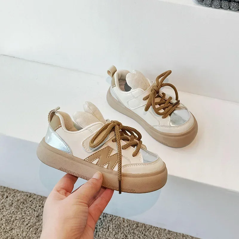 Primavera nuova moda bambino sneaker simpatico piccolo coniglio scarpe semplici da ragazza fondo morbido leggero comfort scarpa casual Tenis De Mujer