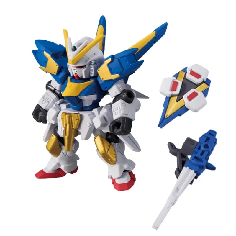 Bandai-figuras de acción originales de Gundam para niños, Kit de modelos de Anime, Gashapon MSE 06 V2ab, GUNTANK, Jegan, juguetes, regalos