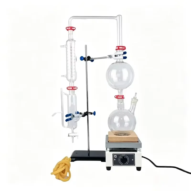 Essential Oil Extraction Separator Petal Flower Extraction Essential Oil Hydrosol Extraction and Separation Device Steam