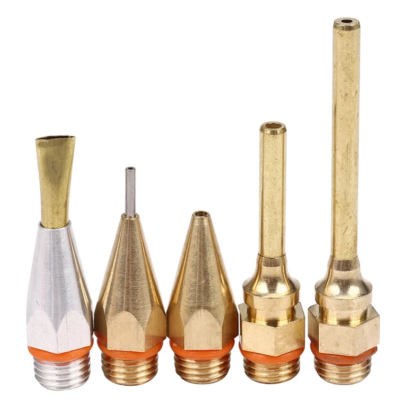

ABMR-22Pcs Glue Copper Nozzle Small-Bore Long Short Large Diameter Hot Melt Glue Accessories