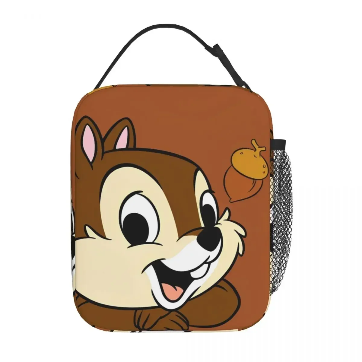 Chip 'n' Dale Naughty Insulated Lunch Bag Portable Lunch Container Cooler Bag Tote Lunch Box Beach Travel Food Bag