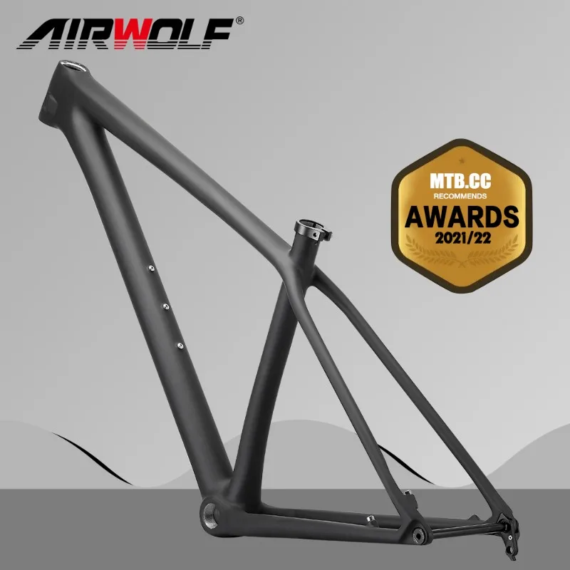 Airwolf 2024 Carbon MTB Frame 29er 148*12mm Thru Axle Boost Mountain Bicycle Frame S/M/L BSA DPD Bike Frameset 29