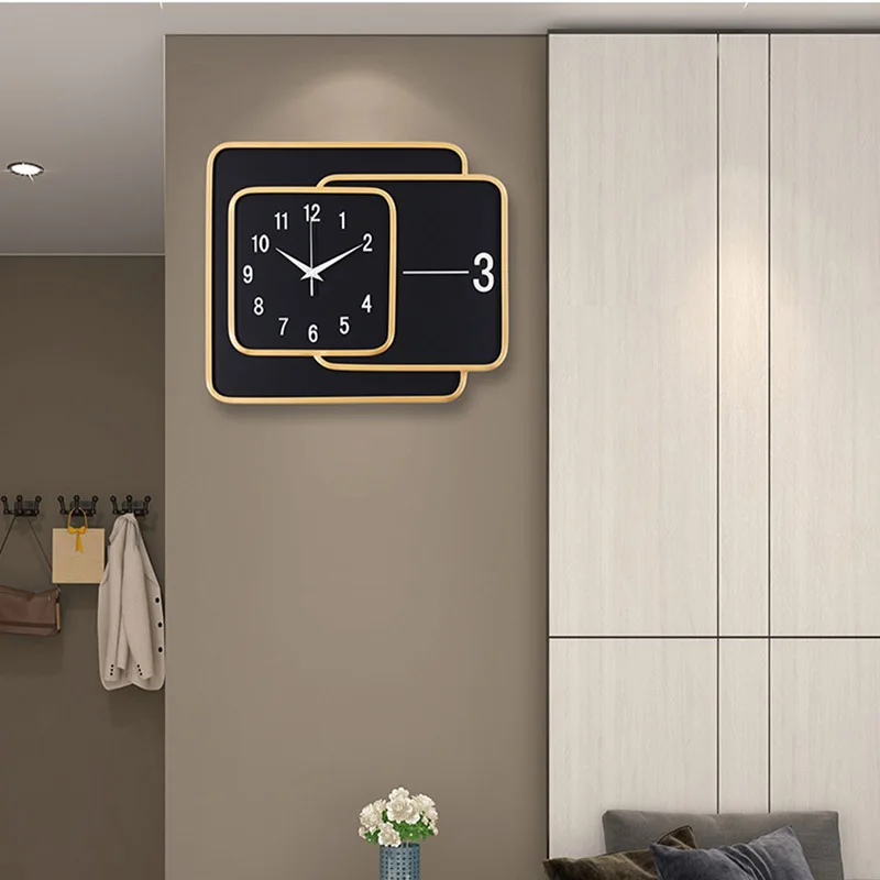 

Large 3d Wall Clock Digital Particular Kitchen Clock Elegant Machinery Relogios De Parede Luxury Living Room Decoration MX50WC