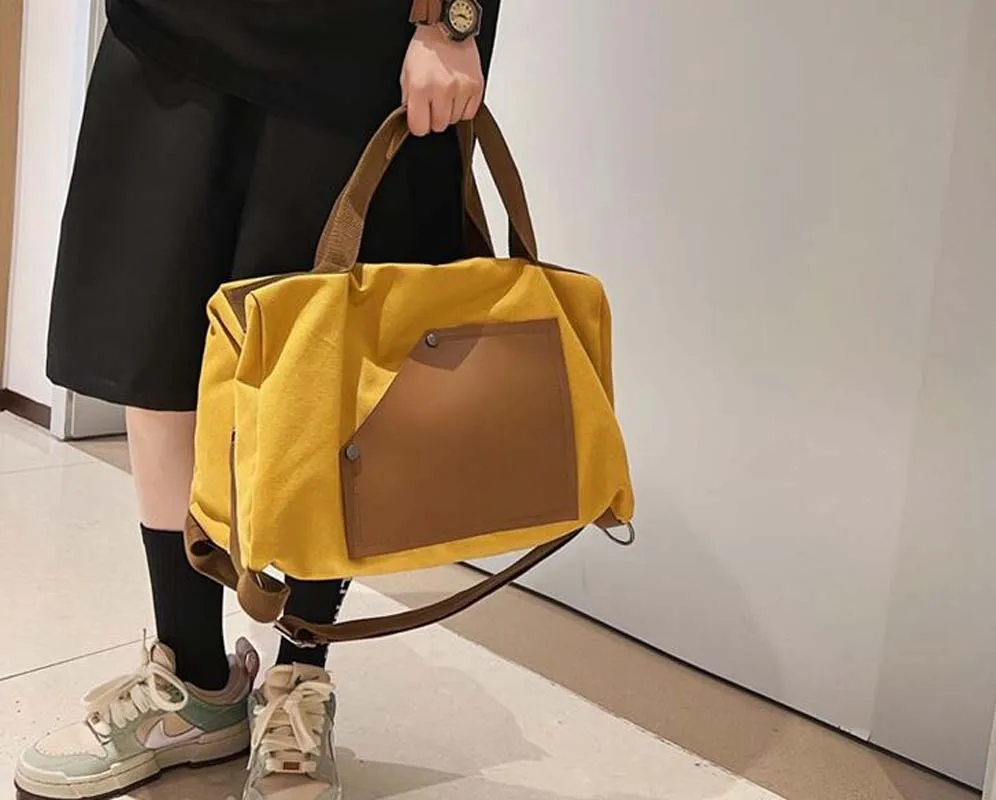 2025 Fashion Designer Canvas Travel Backpack Women Large Capacity Shoulder Bags Handbag Ladies Casual Light Totes Crossbody Bag