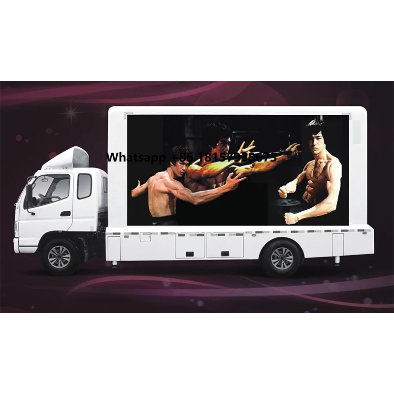 

P6 Outdoor Mobile Advertising Vehicle Sports Panel Mobile Billboard Mounted Truck LED Screen Display with SDK Function