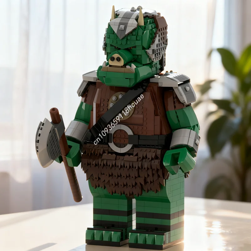 

3111pcs MOC Gamorrean Guard Mega Figure Star Model Building Toy Blocks Christmas Gift Construction Assemble Brick Kids Birthday