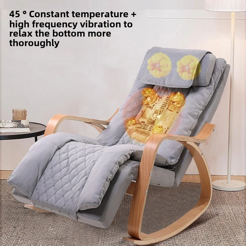 

Newly Upgraded Multifunctional Massage Chair For Home Office Heated And Vibrating Full Body Massage Lounge Chair With Rollers