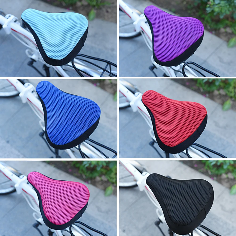 5 قطعة حامي سرج الدراجة تنفس مريحة ركوب الدراجات العرض المضادة للانزلاق ارتداء مقاومة تصميم مقاعد الدراجة ركوب الدراجات العرض