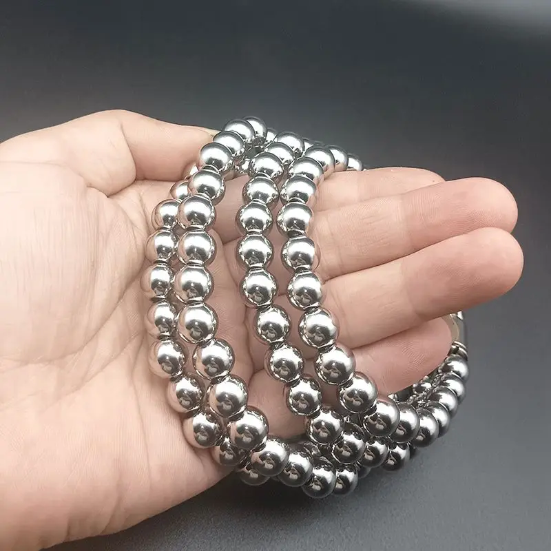 1m estilo chinês aço chicote pulseira colar corrente contas de oração auto defesa cintura fé buda masculino edc gadgets punk jóias